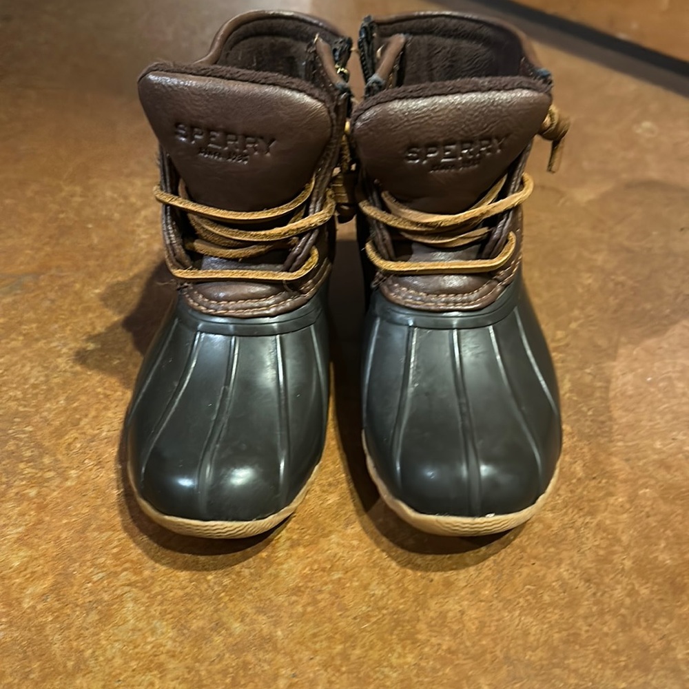 Unisex toddler Sperry duckboots size 10